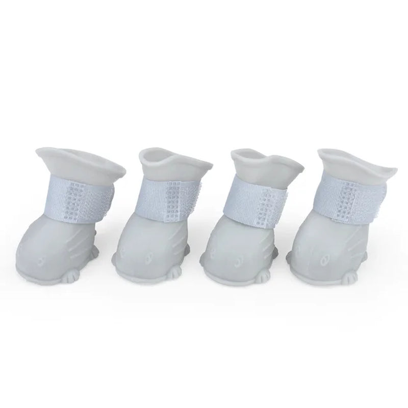Small Dog Shoes Puppy Silicone Anti-Slip Boots Waterproof Pet Rain Shoe for Mini Dog