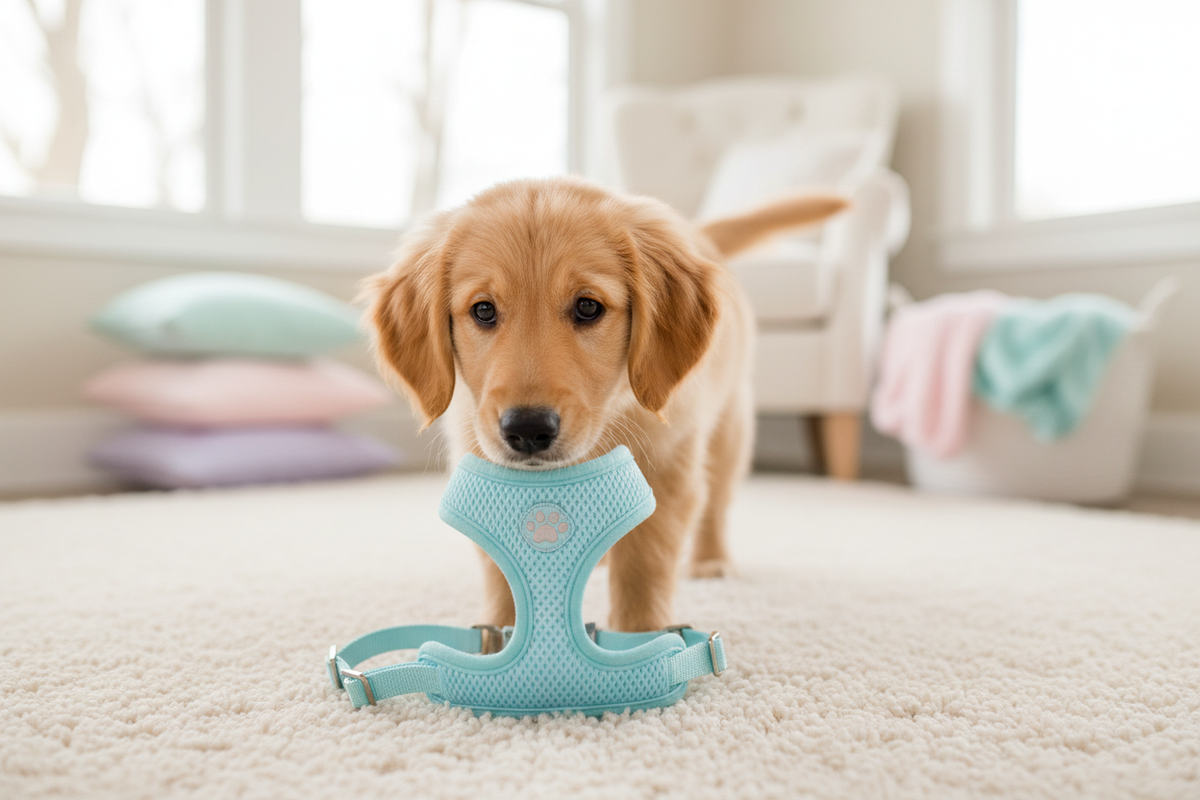 How to Introduce a Harness to a Puppy