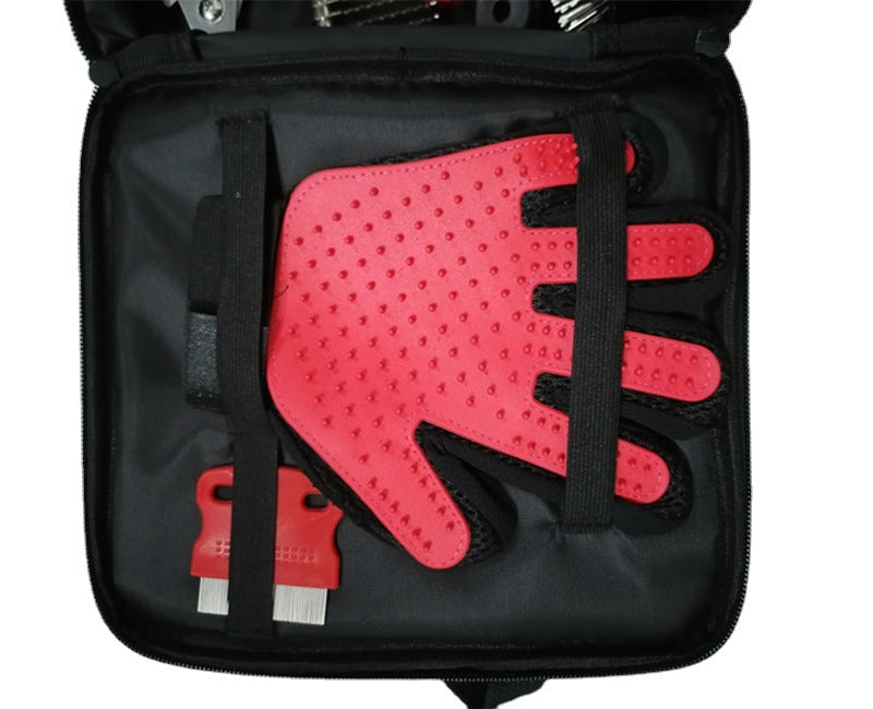 9-Piece Dog Grooming & Cleaning Kit with Oxford carry bag