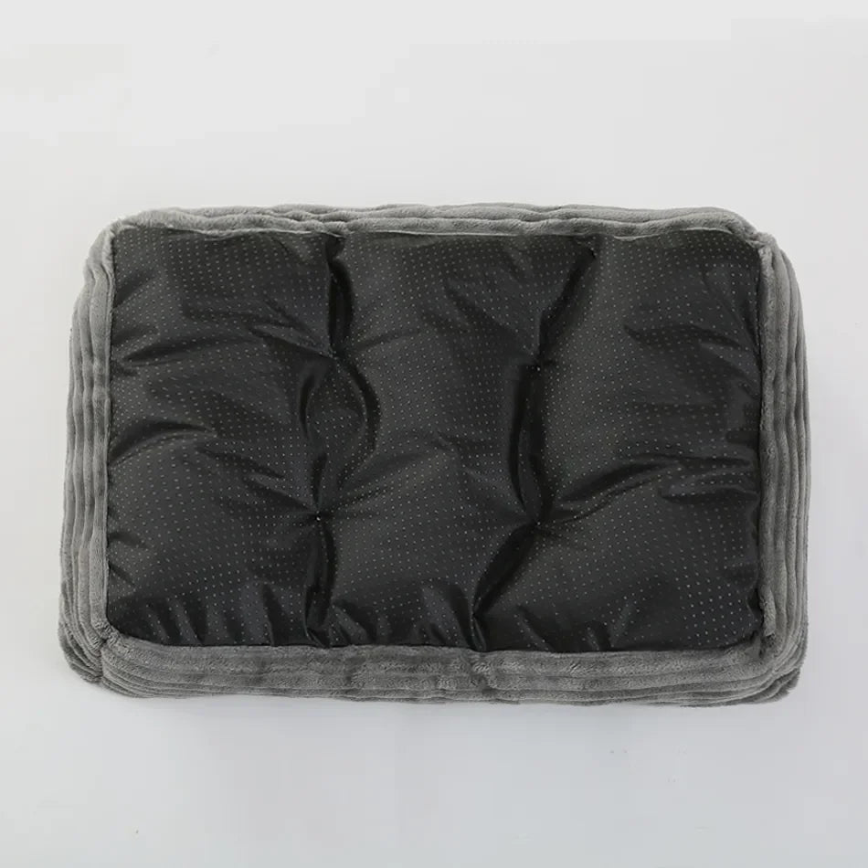 All Seasons Cat Bed Rectangle Puppy Pet Sofa Sleeping Dog Bed Cushion Fall Asleep Easily for Cat and Small Medium Dogs