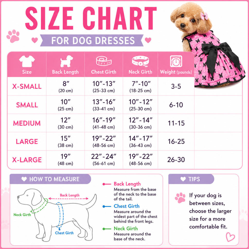 All Aflutter Pink & Black Dog Dress