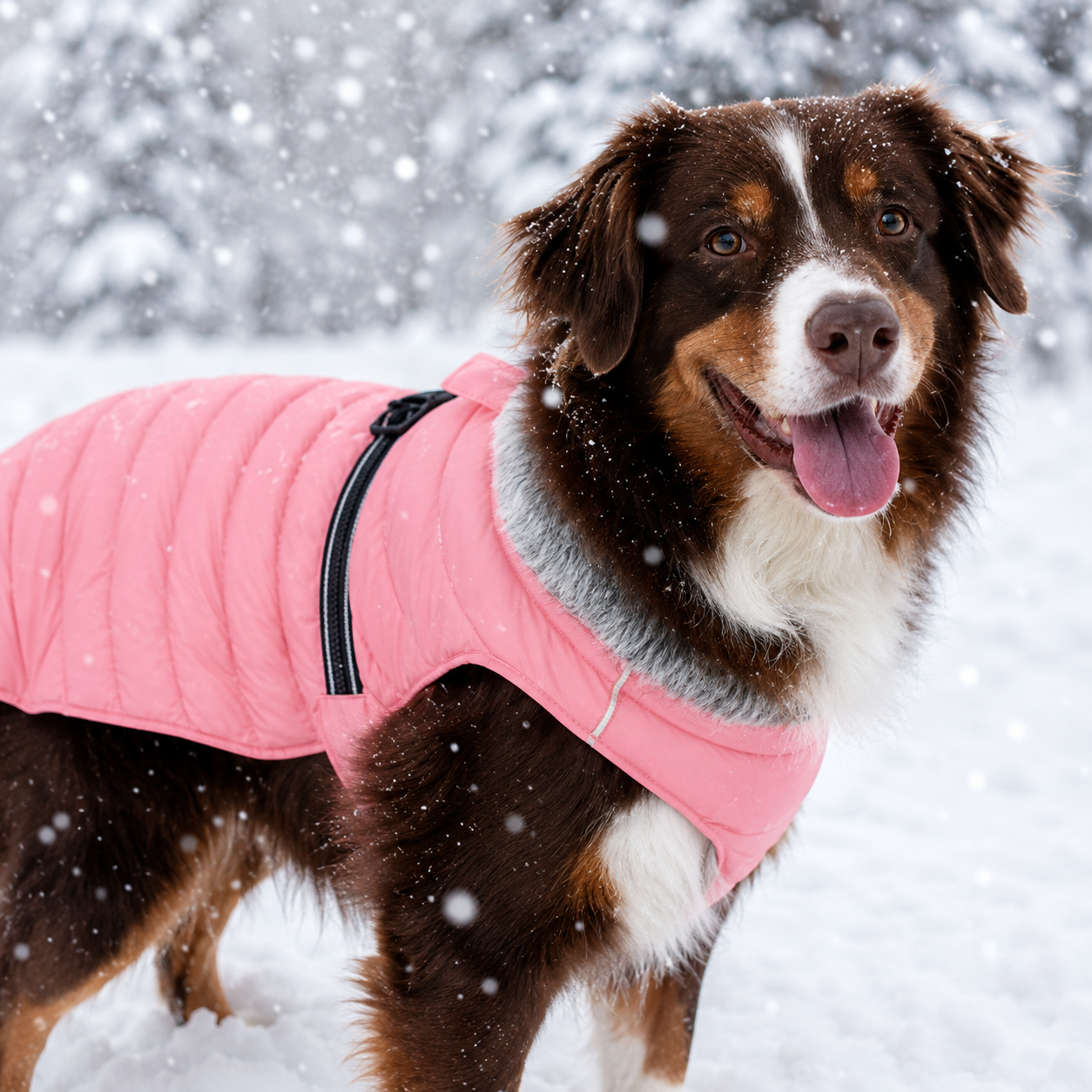 Alpine Extreme Weather Puffer Coat - Peach
