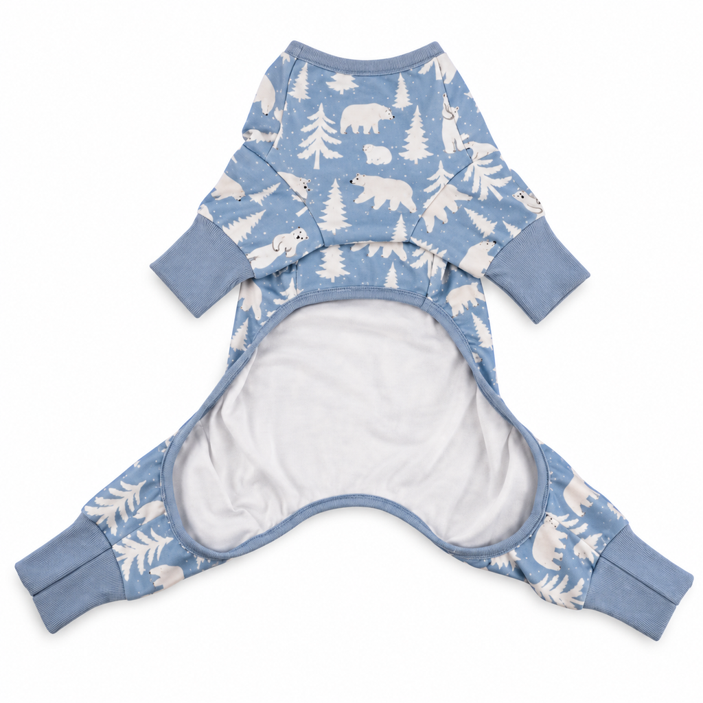 Polar Bear Soft Dog Pajamas by Doggie Design
