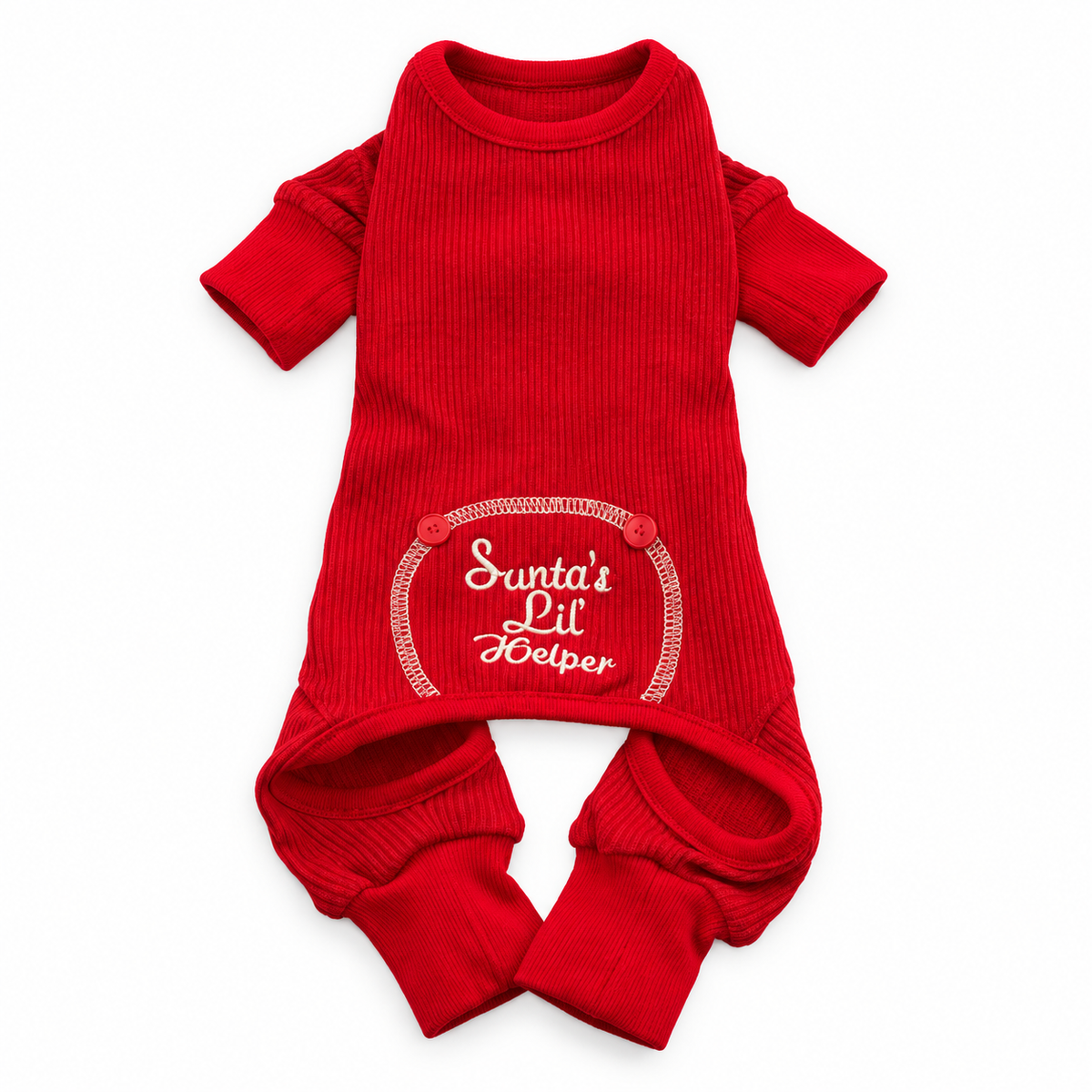 Santa’s Lil’ Helper Christmas Dog Pajamas