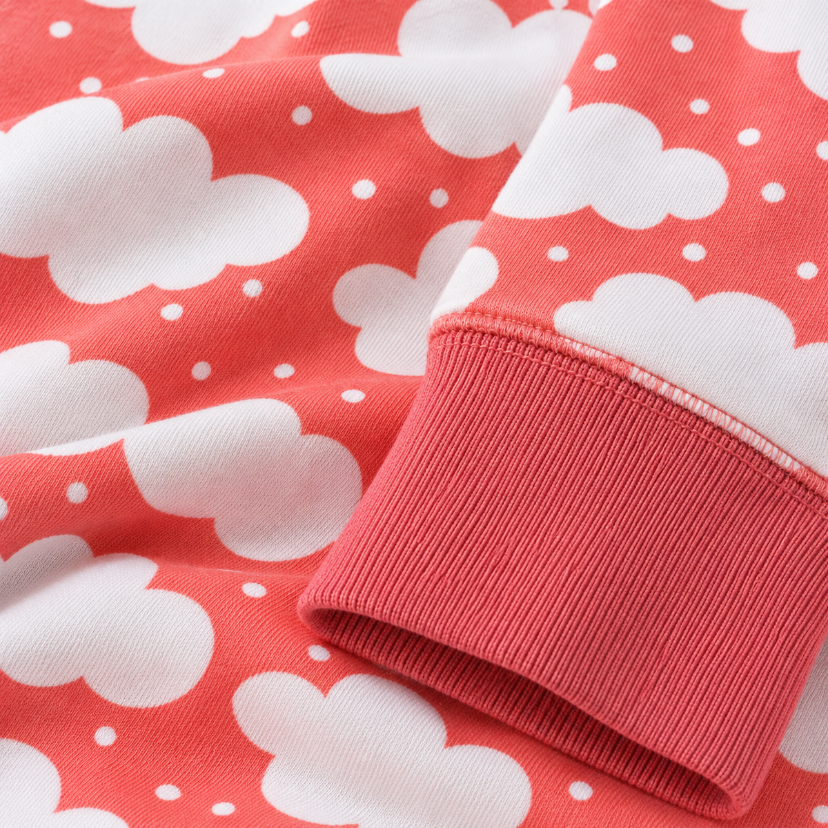 CuddlePup Dog Pajamas – Fluffy Clouds Coral