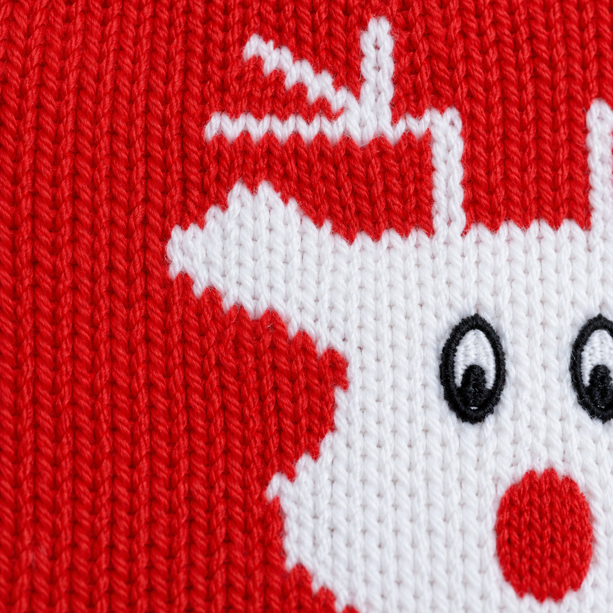 Red Rudolph Cotton Holiday Dog Sweater