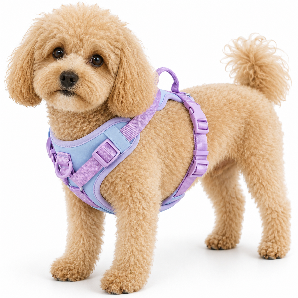 Splicing Colors No-Pull Dog Harness – Breathable Adjustable Vest for Small to Large Dogs