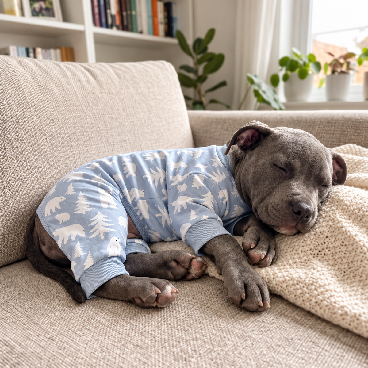 Polar Bear Soft Dog Pajamas by Doggie Design