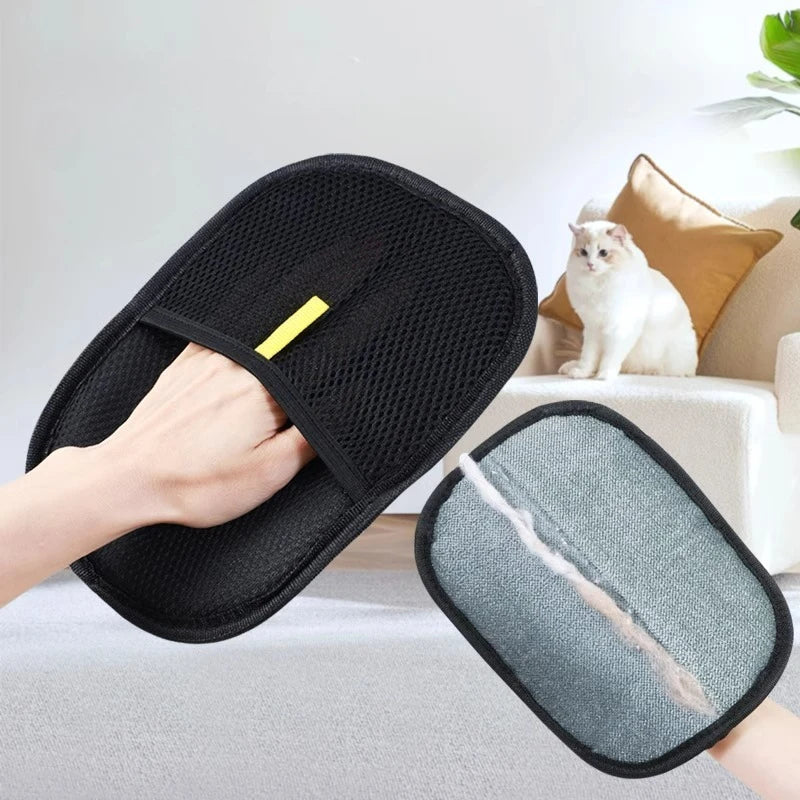 Pet Hair Remover Glove – Portable Washable Lint & Fur Remover for Clothes & Furniture