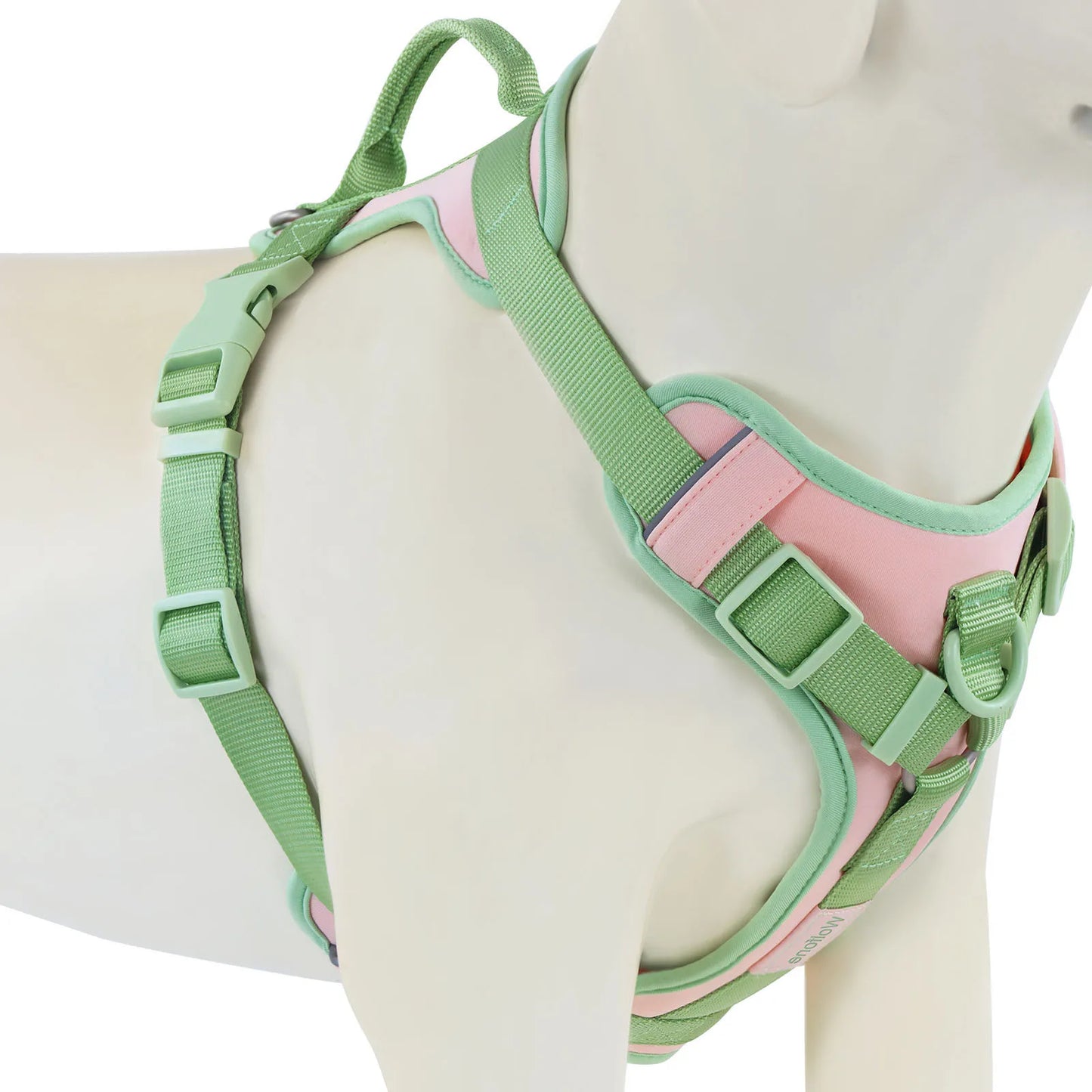 Splicing Colors No-Pull Dog Harness – Breathable Adjustable Vest for Small to Large Dogs