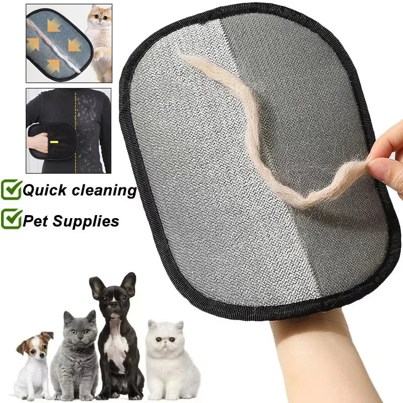 Pet Hair Remover Glove – Portable Washable Lint & Fur Remover for Clothes & Furniture