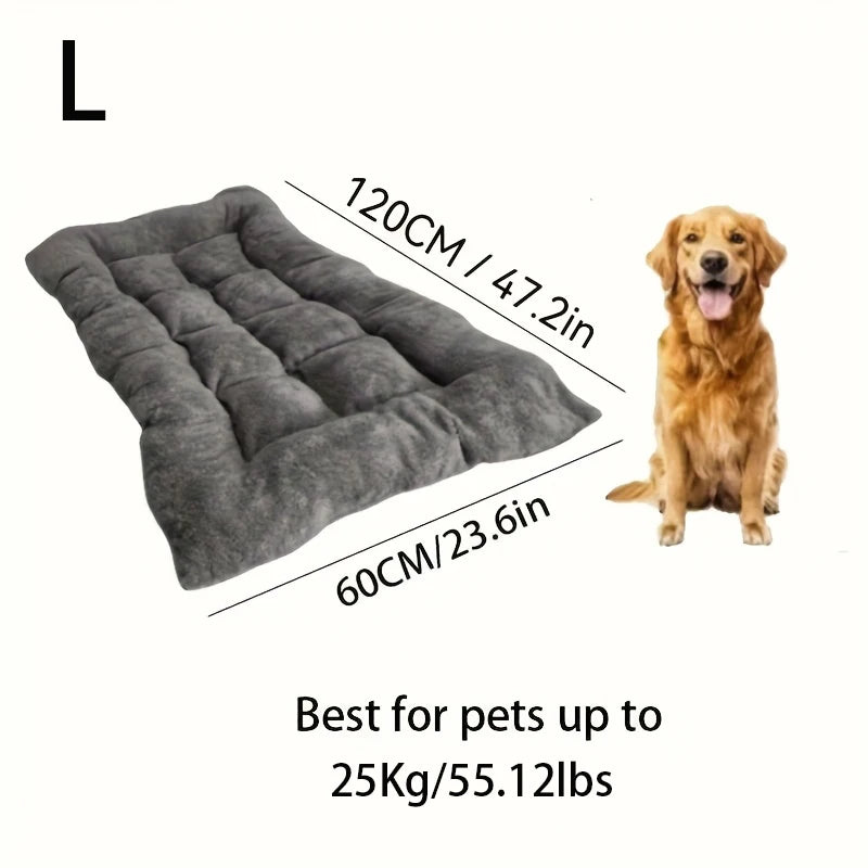 Extra Large Corduroy Dog Bed Sofa – Thickened Soft Mat for Large Dogs
