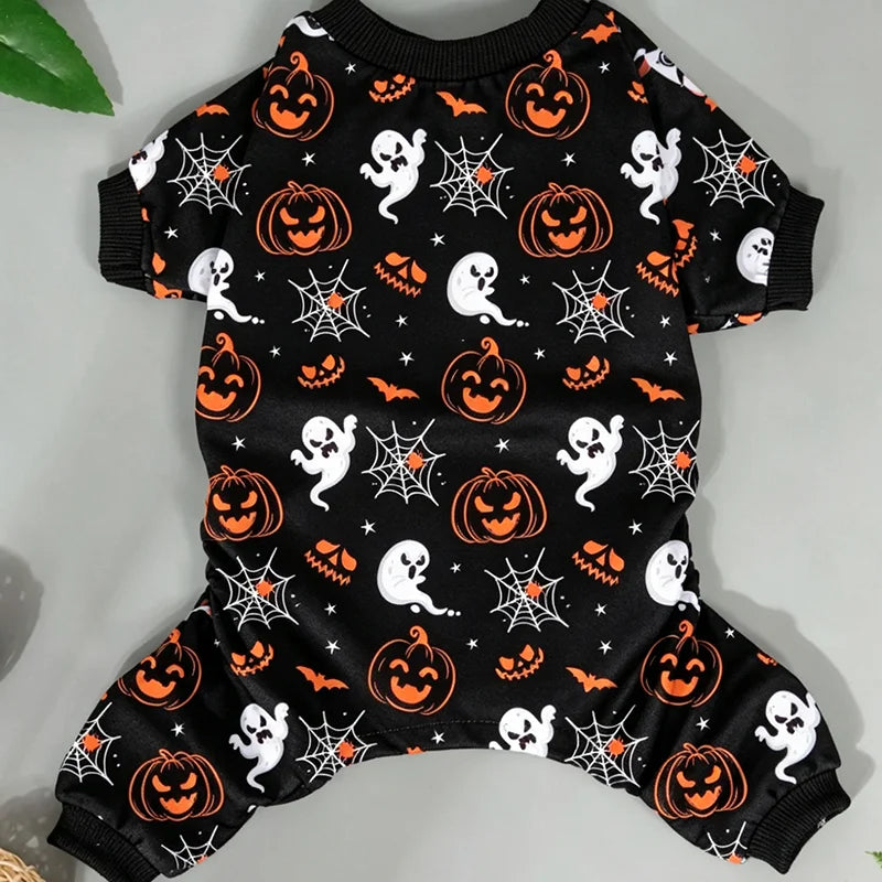 Pumpkin & Ghost Halloween Dog Pajamas