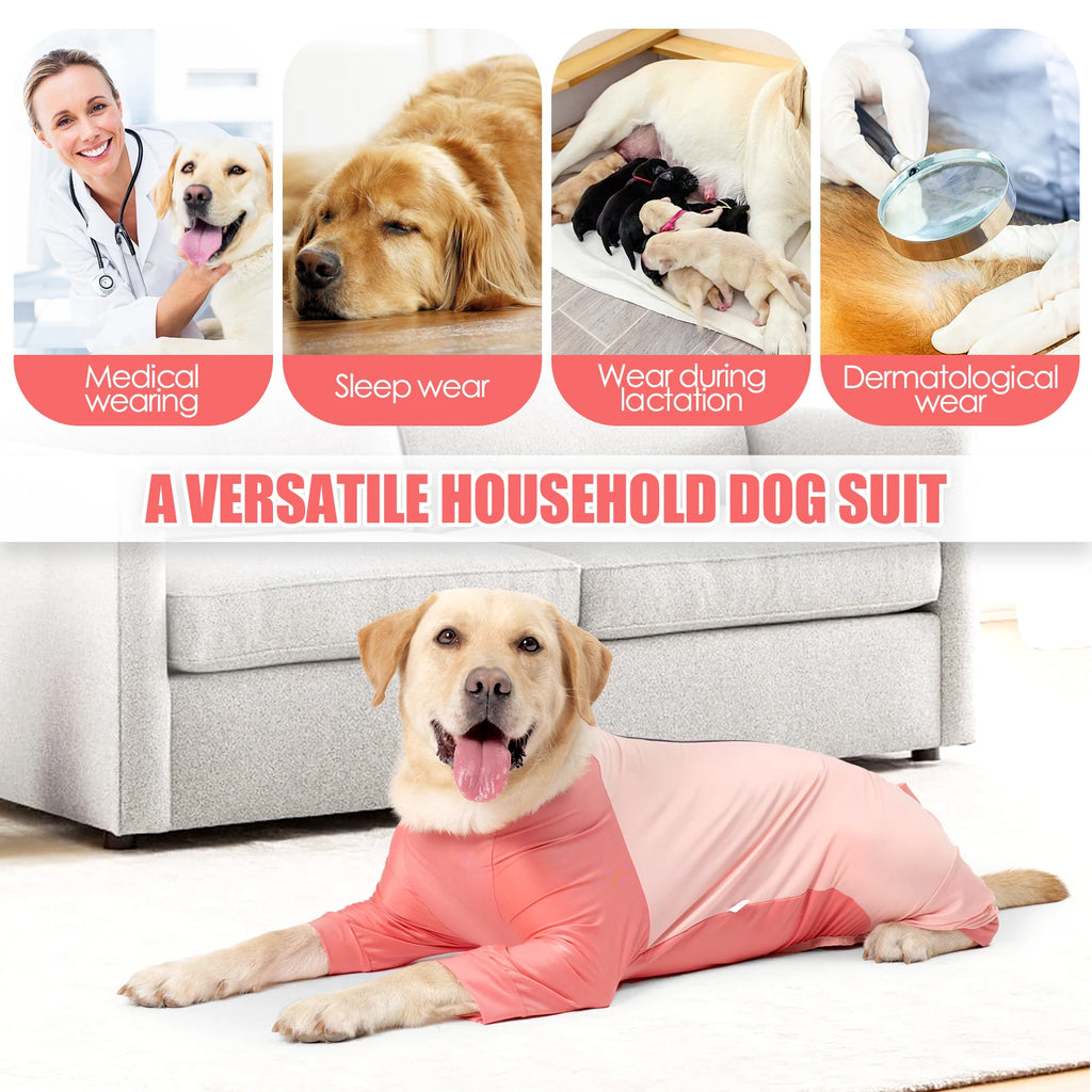 Four-Legged Cotton Dog Pajamas