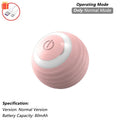 Interactive Rolling Ball Cat Toy with Tail – USB Rechargeable