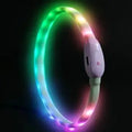 USB Rechargeable RGB LED Dog Collar
