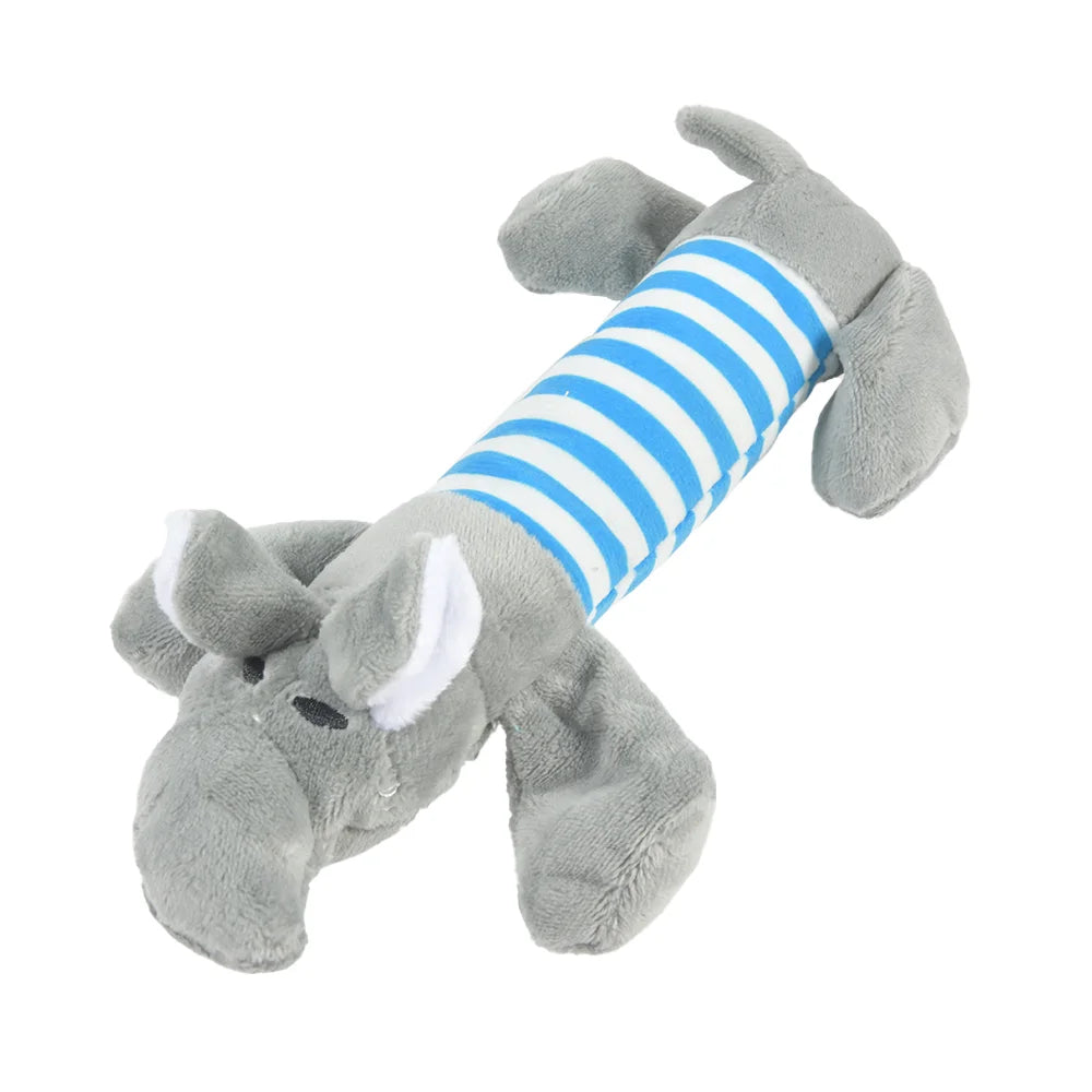 Plush Dinosaur & Animal Dog Toy – Interactive Chew Toy for Small Dogs & Cats