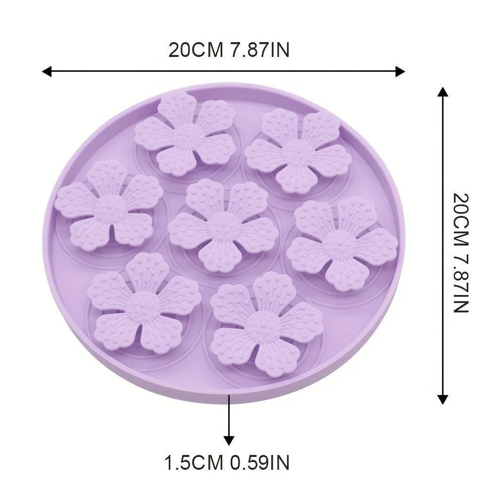 Silicone Dog Licking Mat with Suction Cups – Anti-Choking Slow Feeder Pad