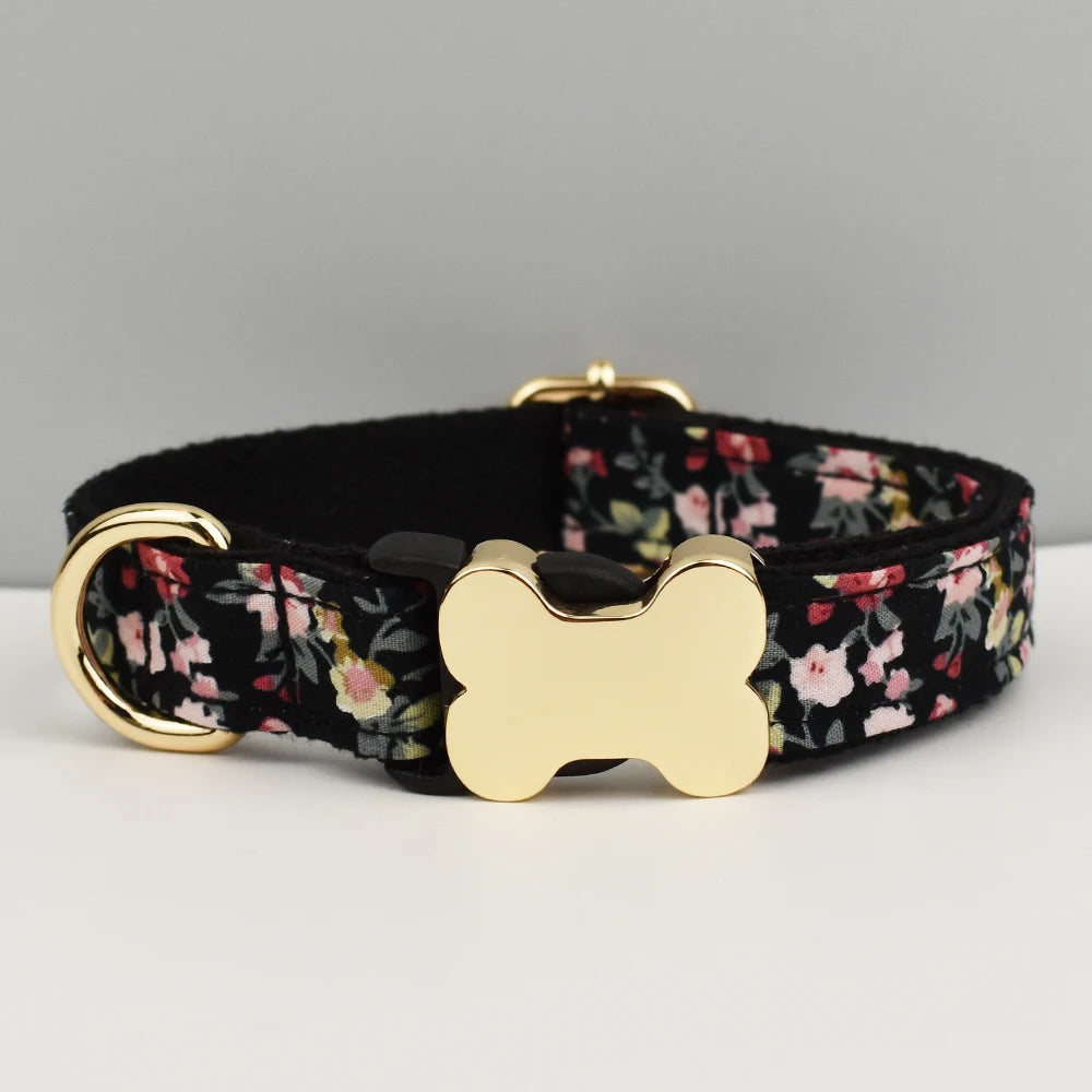 Free Engraving Dog Collar with ID Tag – Comfortable & Wearable for Medium to Large Dogs