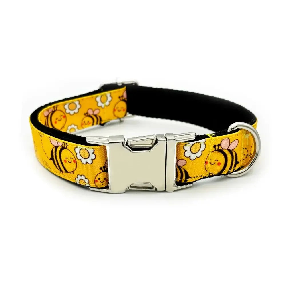 Free Engraving Personalized Dog Collar & Matching Leash – Custom ID Name Tag