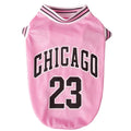 Mesh Breathable Sports Dog Jersey – Basketball T-Shirt for Small & Large Dogs and Cats