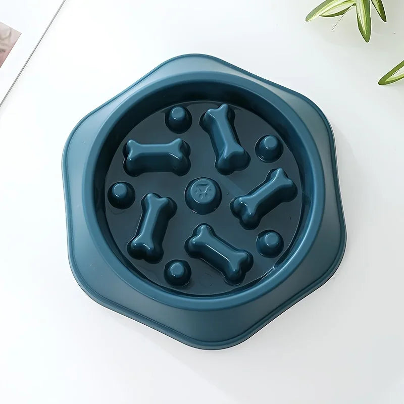 Large Capacity Slow Feeder Bowl for Dogs & Cats – Anti-Slip, Anti-Choking