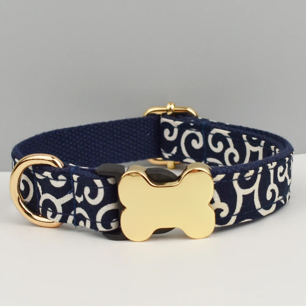 Free Engraving Dog Collar with ID Tag – Comfortable & Wearable for Medium to Large Dogs