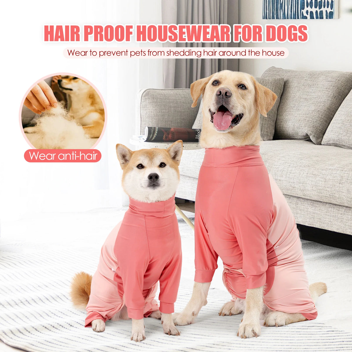 Four-Legged Cotton Dog Pajamas
