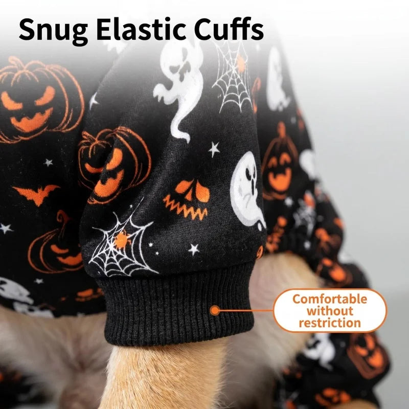 Pumpkin & Ghost Halloween Dog Pajamas