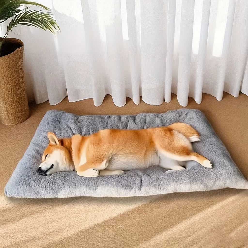 Extra Large Corduroy Dog Bed Sofa – Thickened Soft Mat for Large Dogs