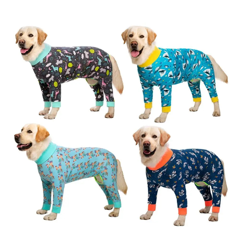 Stretch Dog Recovery Suit & Pajamas for Medium & Large Dogs