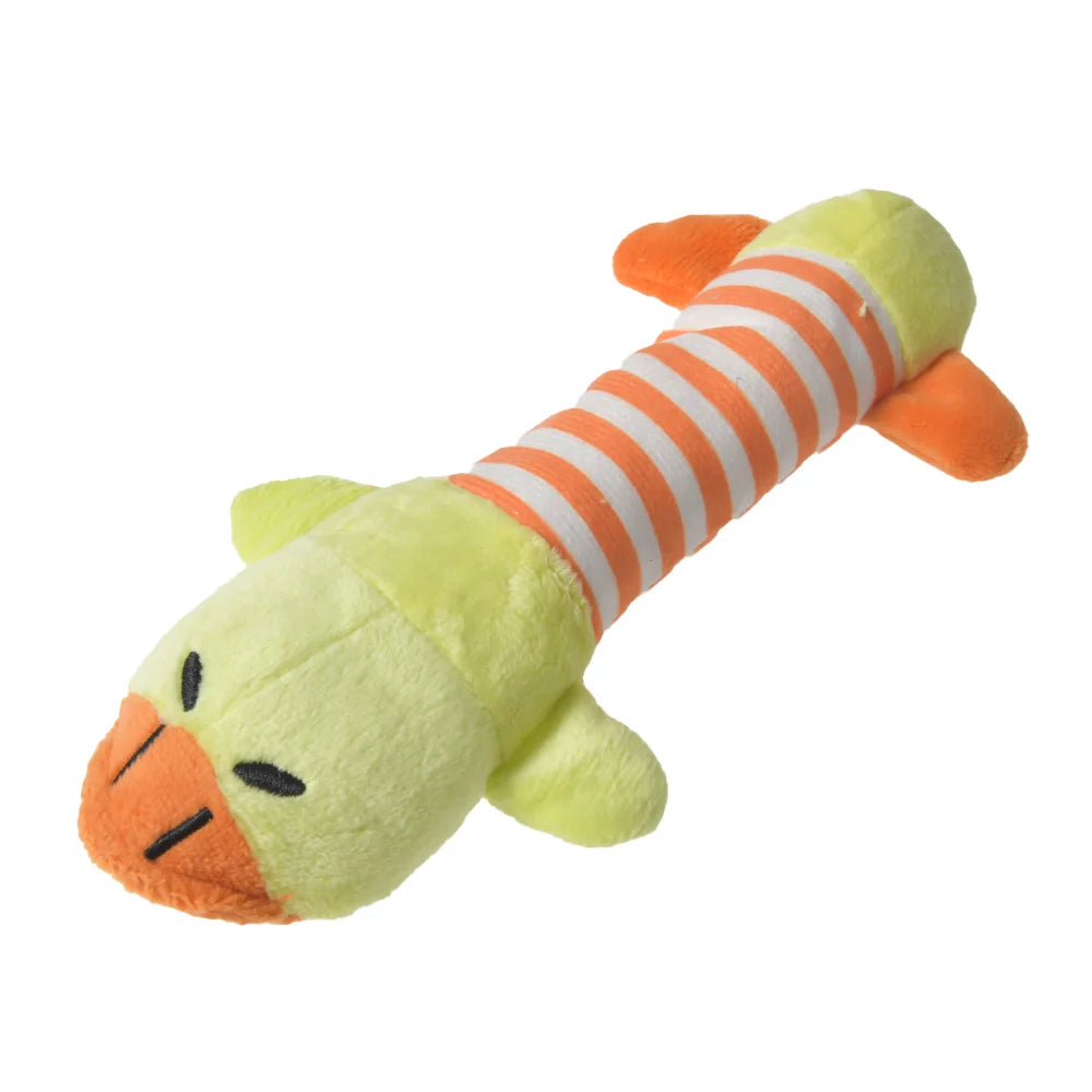 Plush Dinosaur & Animal Dog Toy – Interactive Chew Toy for Small Dogs & Cats