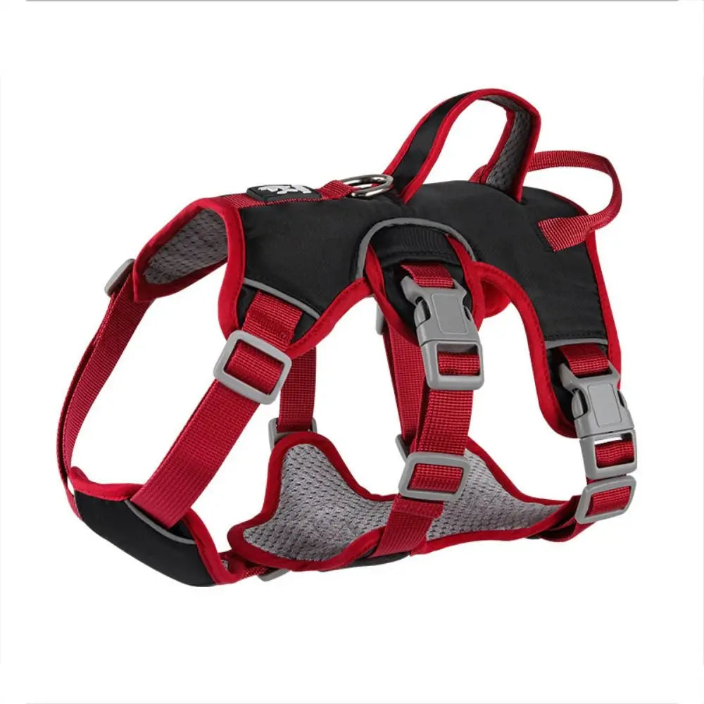 Reflective Oxford Dog Harness Vest with Handle – Adjustable, Breathable & Escape-Proof