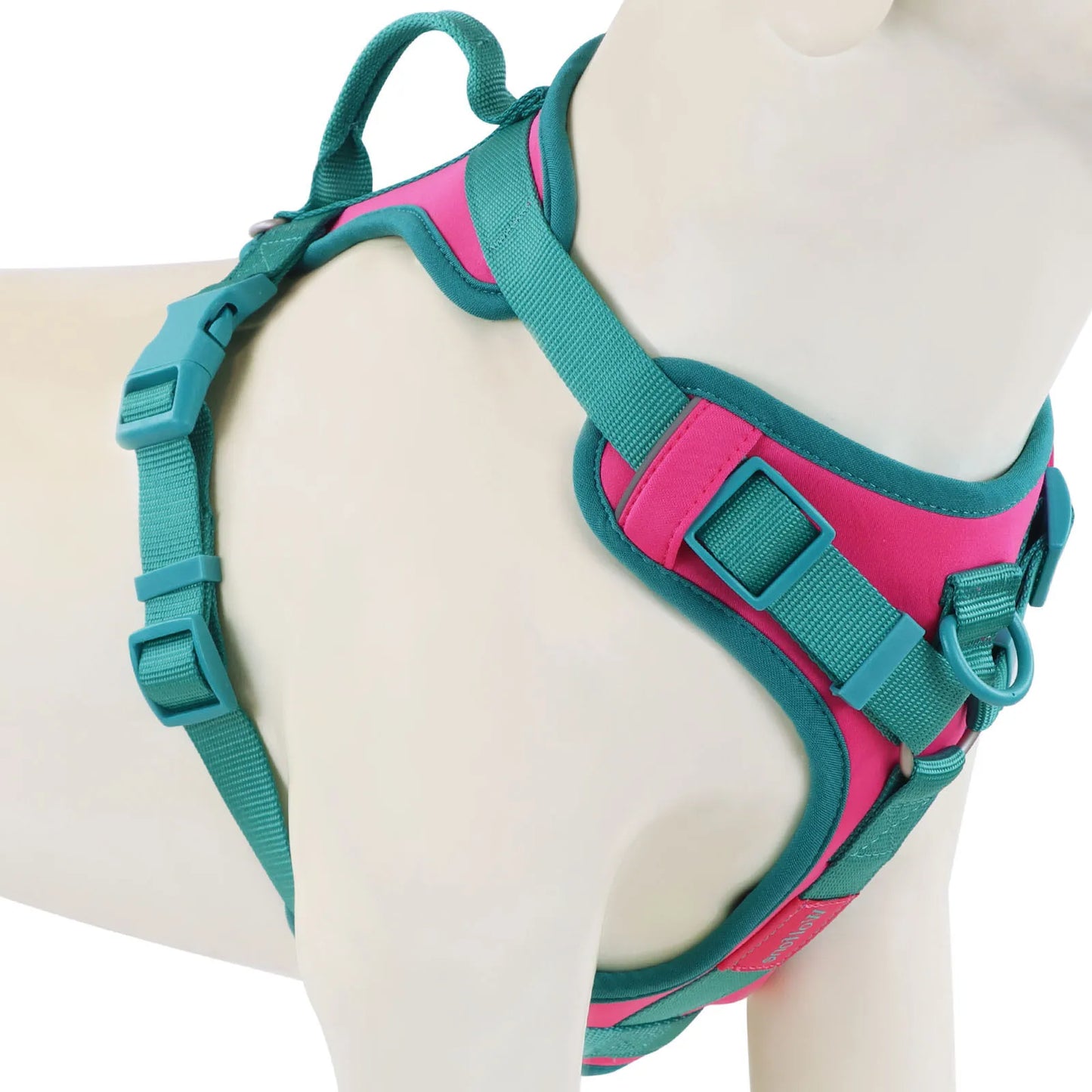Splicing Colors No-Pull Dog Harness – Breathable Adjustable Vest for Small to Large Dogs