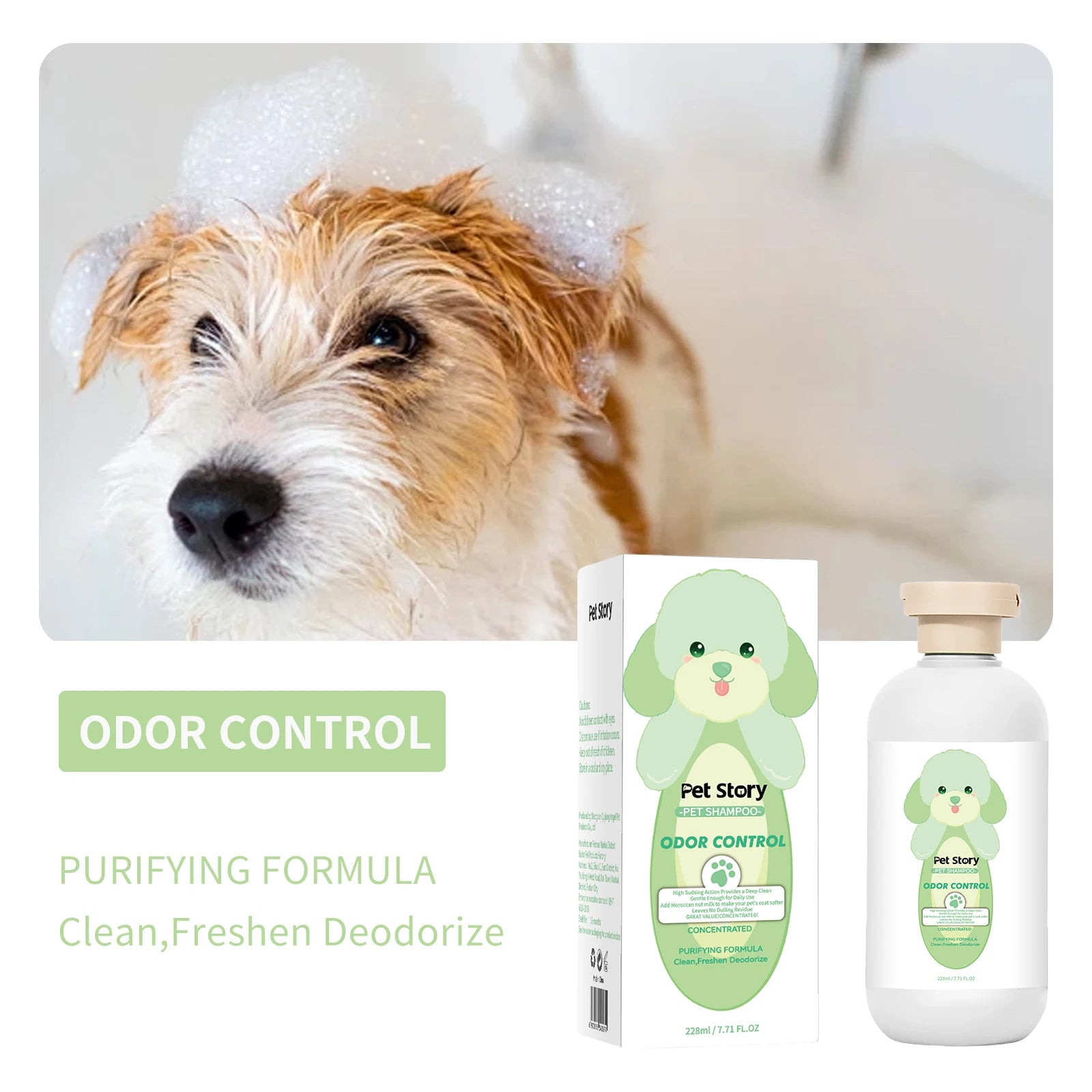 Premium Pet Grooming Spray – Cologne, Deodorizer, Shampoo, Eye & Ear Care for Dogs & Cats