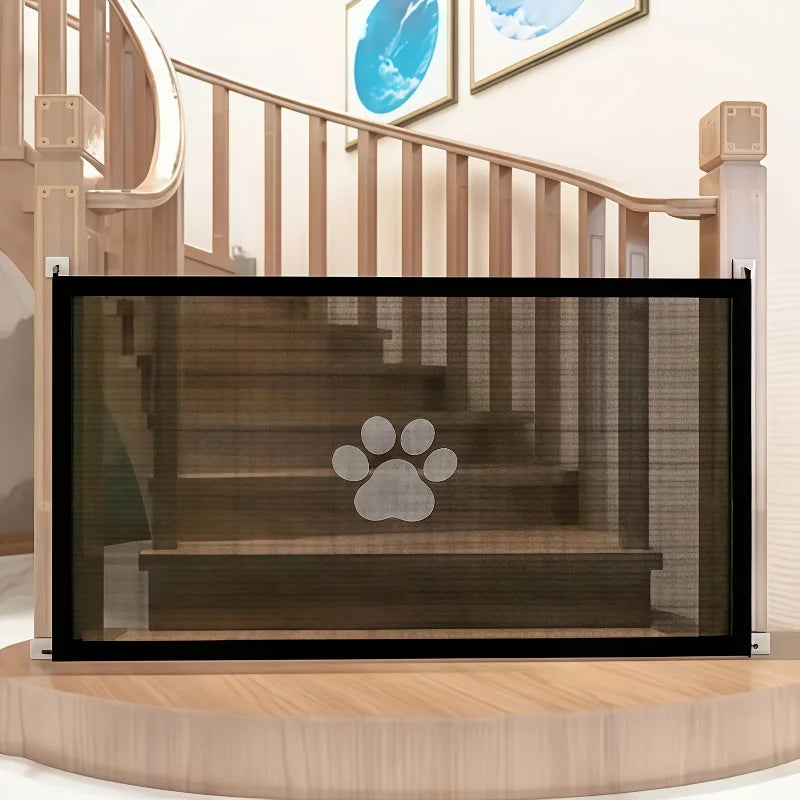 Expandable Pet Gate – Adjustable Portable Stair Barrier for Indoor & Outdoor Use