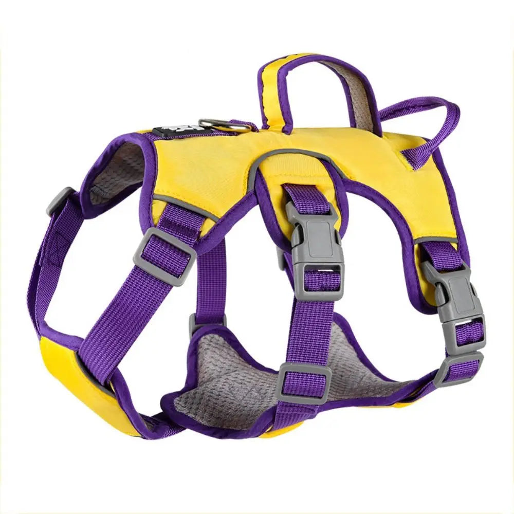 Reflective Oxford Dog Harness Vest with Handle – Adjustable, Breathable & Escape-Proof