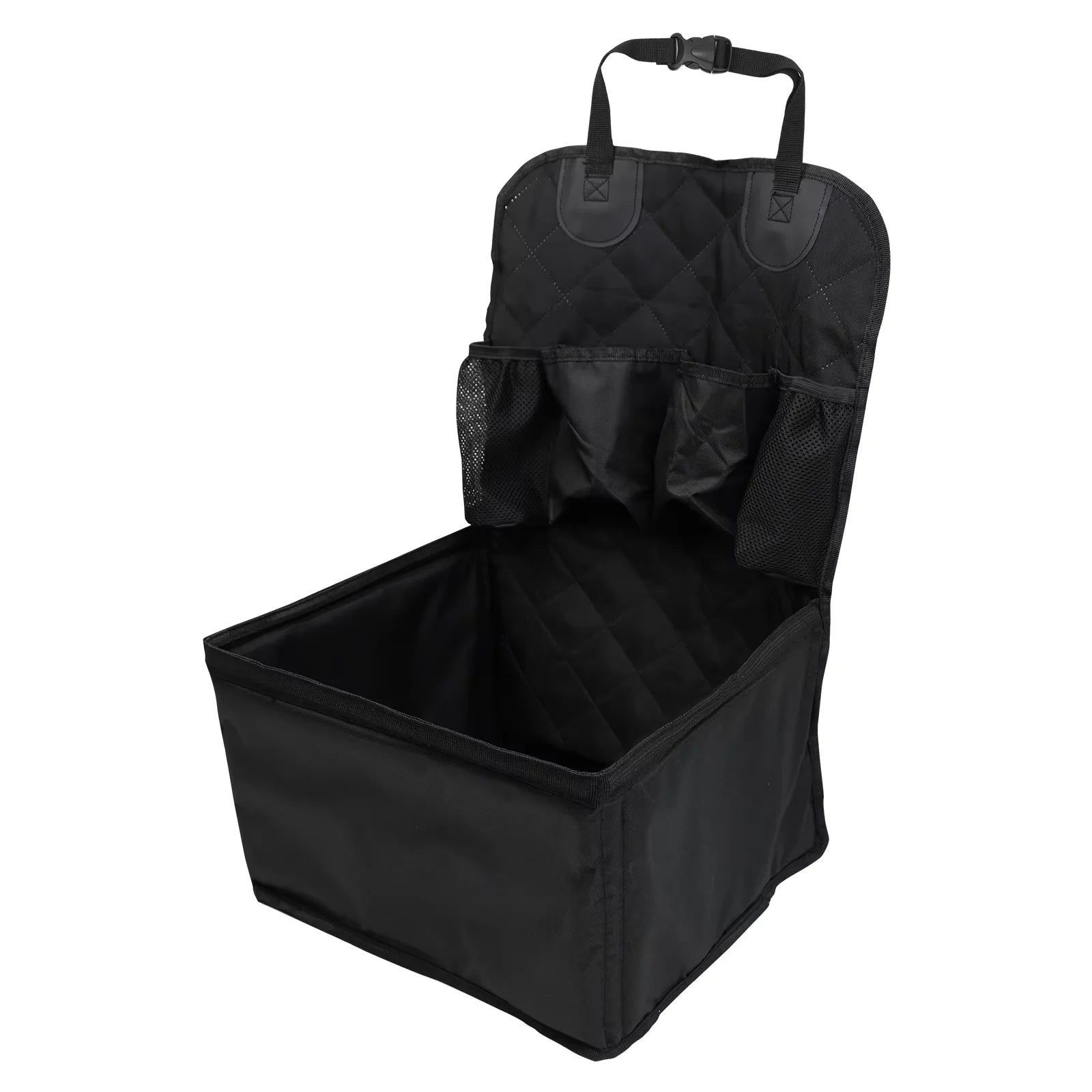 Dog Car Seat with Storage Pockets & Safety Fence – Small to Medium Dogs