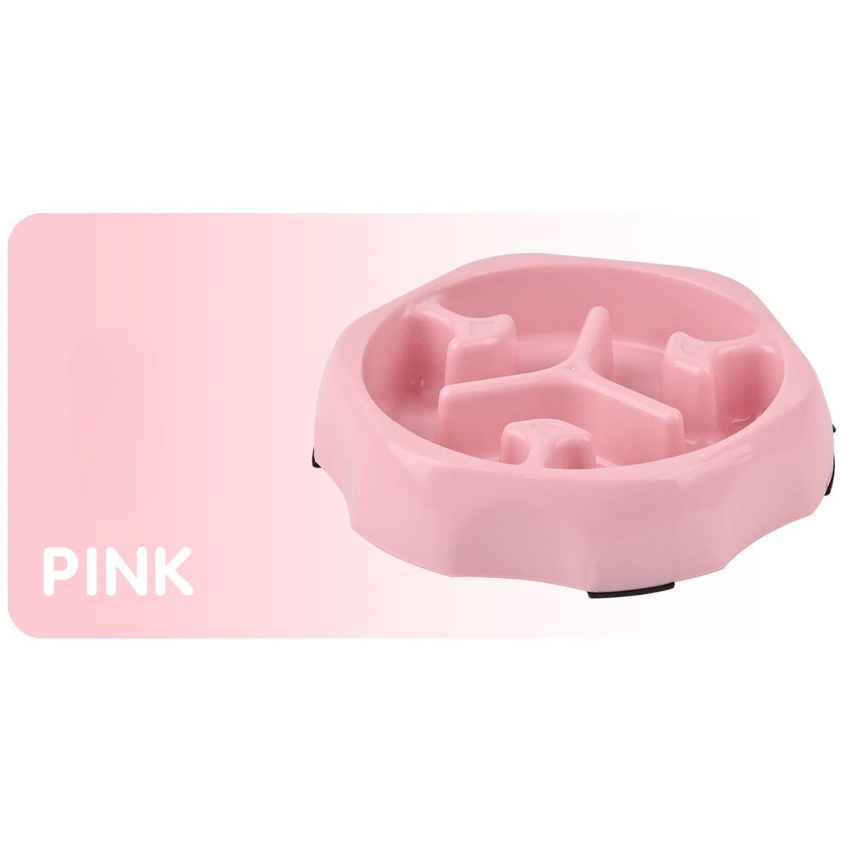 Anti-Choking Slow Food Bowl for Dogs & Cats – Anti-Slip PP Feeder