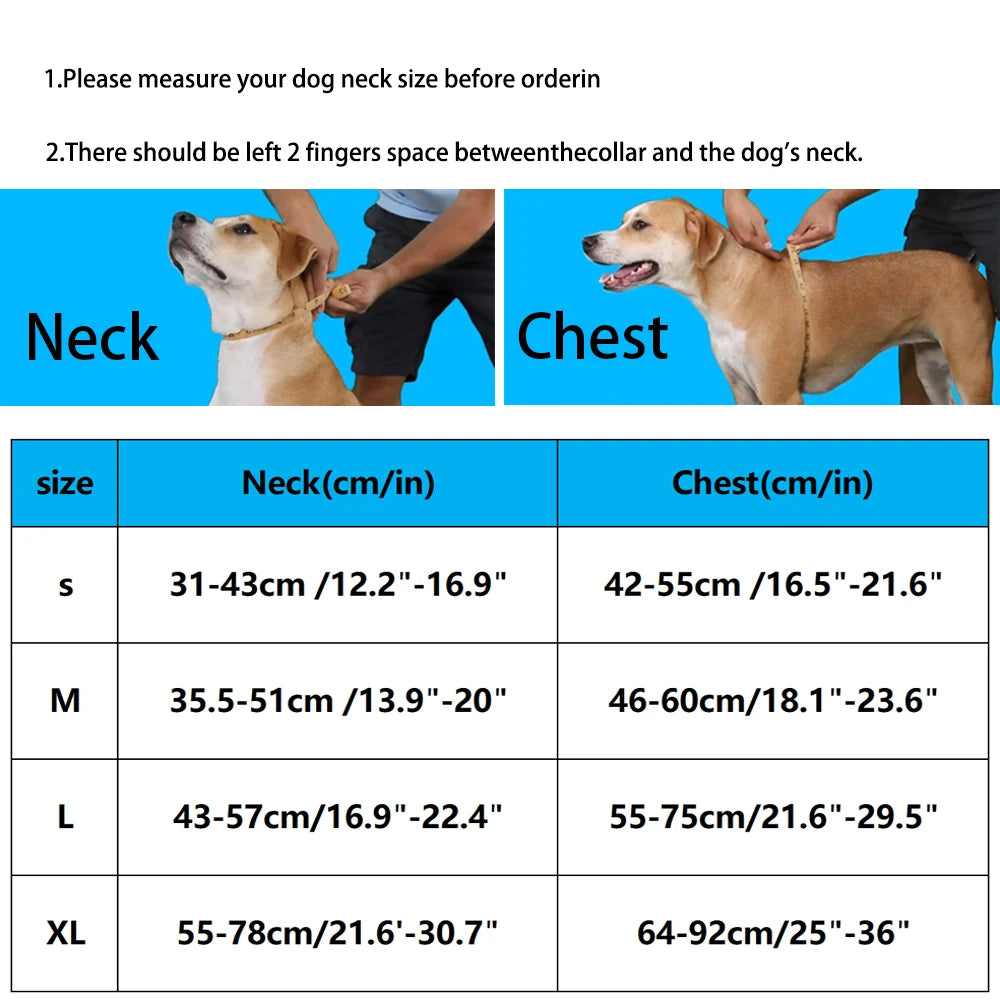 Splicing Colors No-Pull Dog Harness – Breathable Adjustable Vest for Small to Large Dogs