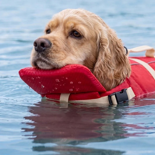 Waterproof Dog Life Jacket – High Buoyancy Thick Sponge Pad Safety Vest for Swimming
