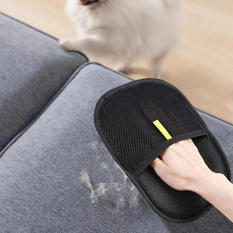 Pet Hair Remover Glove – Portable Washable Lint & Fur Remover for Clothes & Furniture