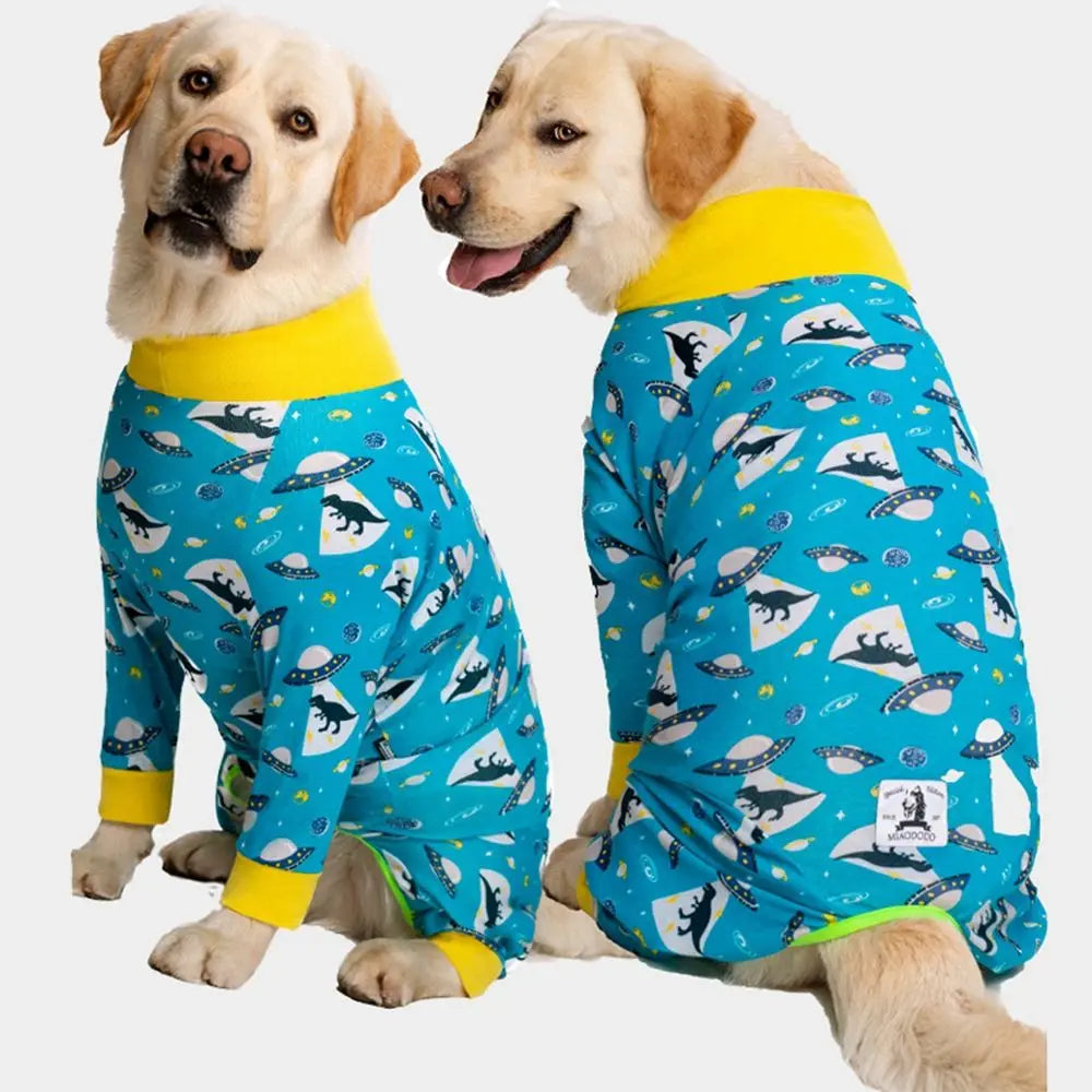 Stretch Dog Recovery Suit & Pajamas for Medium & Large Dogs