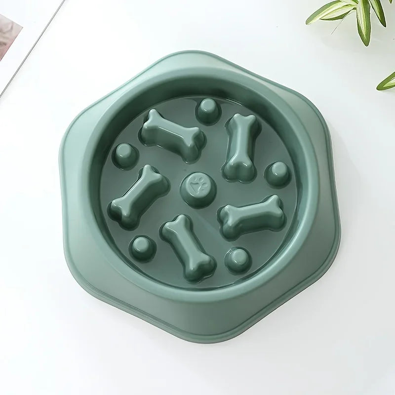 Large Capacity Slow Feeder Bowl for Dogs & Cats – Anti-Slip, Anti-Choking