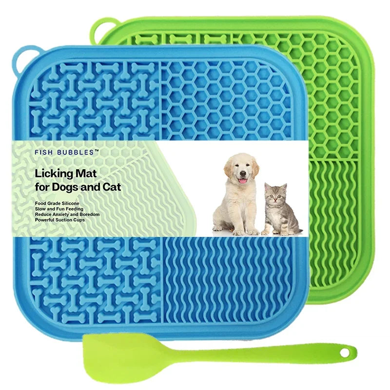 Premium Lick Mat Slow Feeder with Suction Cups – Anxiety Relief for Dogs & Cats
