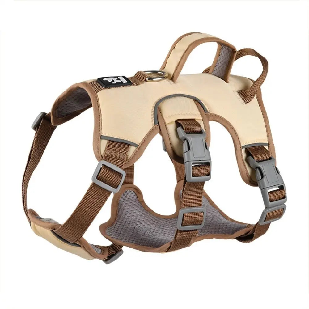 Reflective Oxford Dog Harness Vest with Handle – Adjustable, Breathable & Escape-Proof