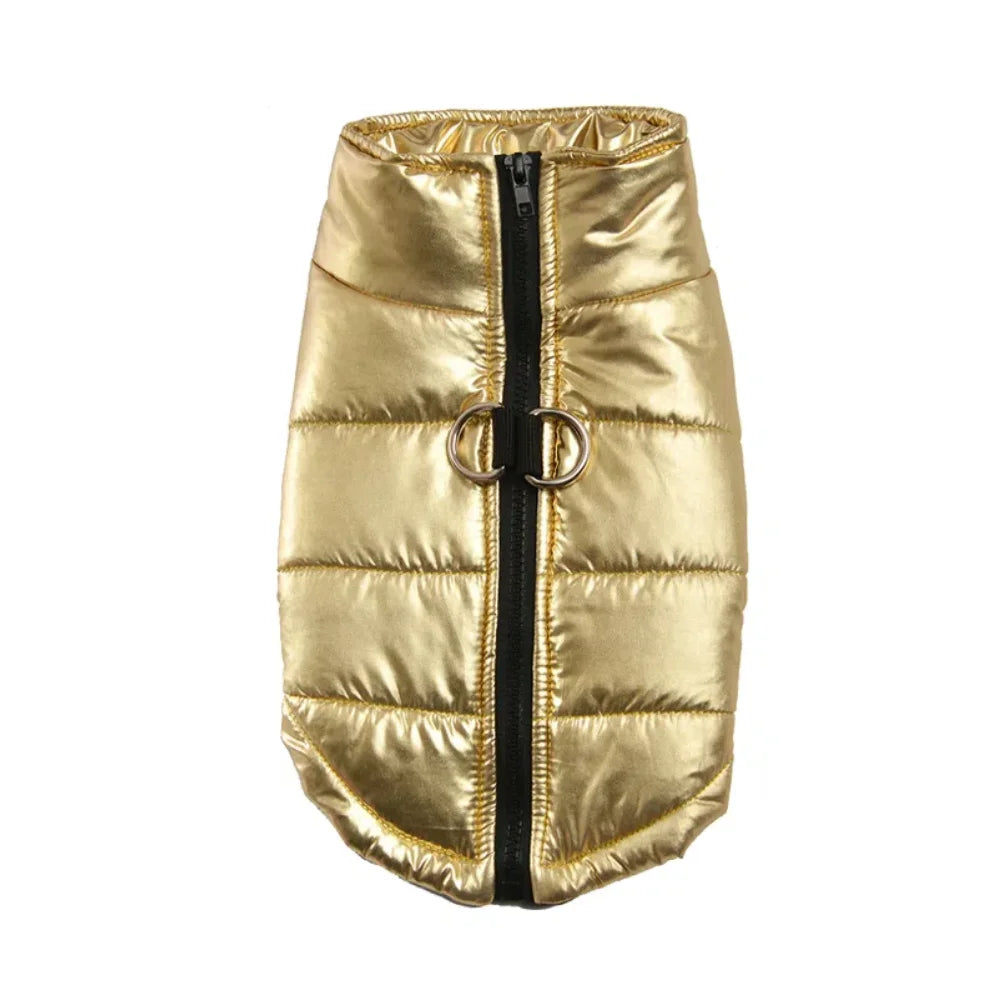 Warm Winter Dog Clothes Large Small Medium Dogs Luxury Waterproof Pet Vest Reflective Pets Coat Jacket Chihuahua Bulldog Jacket
