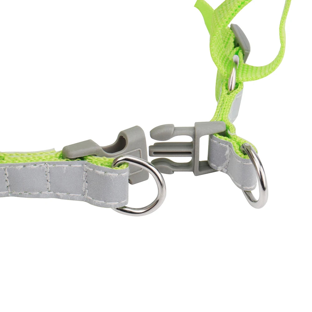 Reflective Dog Harness & Leash Set – Breathable Chest Strap Vest for Walking & Running