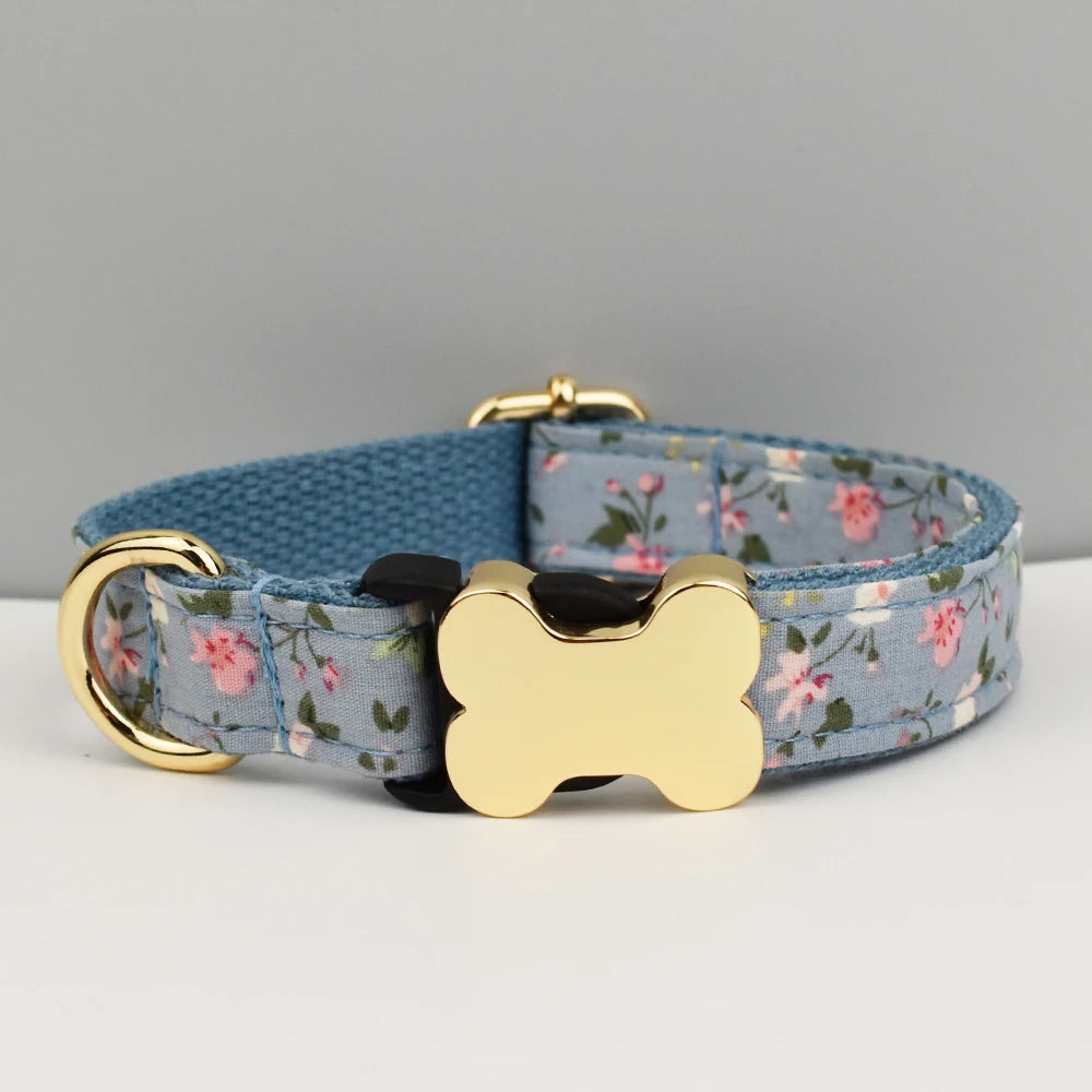 Free Engraving Dog Collar with ID Tag – Comfortable & Wearable for Medium to Large Dogs