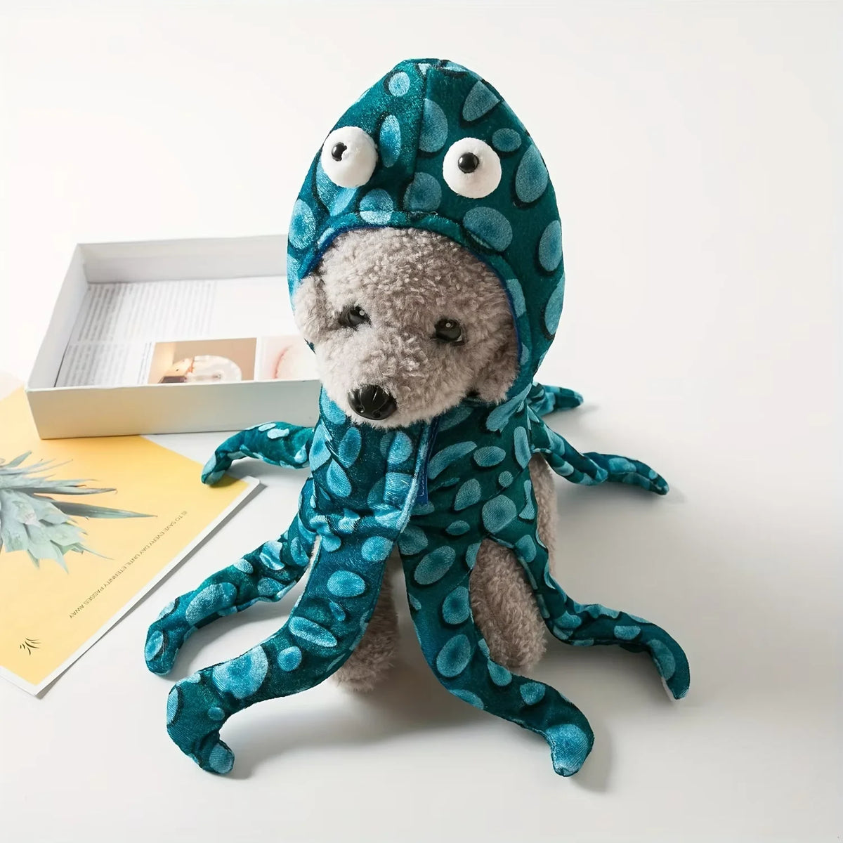 Blue Octopus Hooded Costume for Small Dogs & Cats